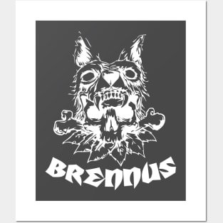 Brennus skull Posters and Art